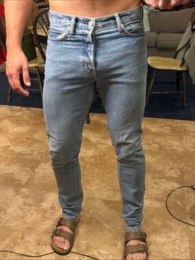 Buck Mason Light Wash Skinny Jeans - Men's